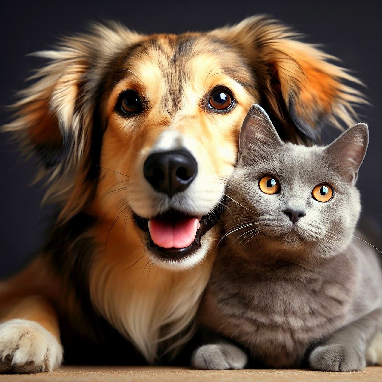 animal friendship, dog, cat-8484548.jpg